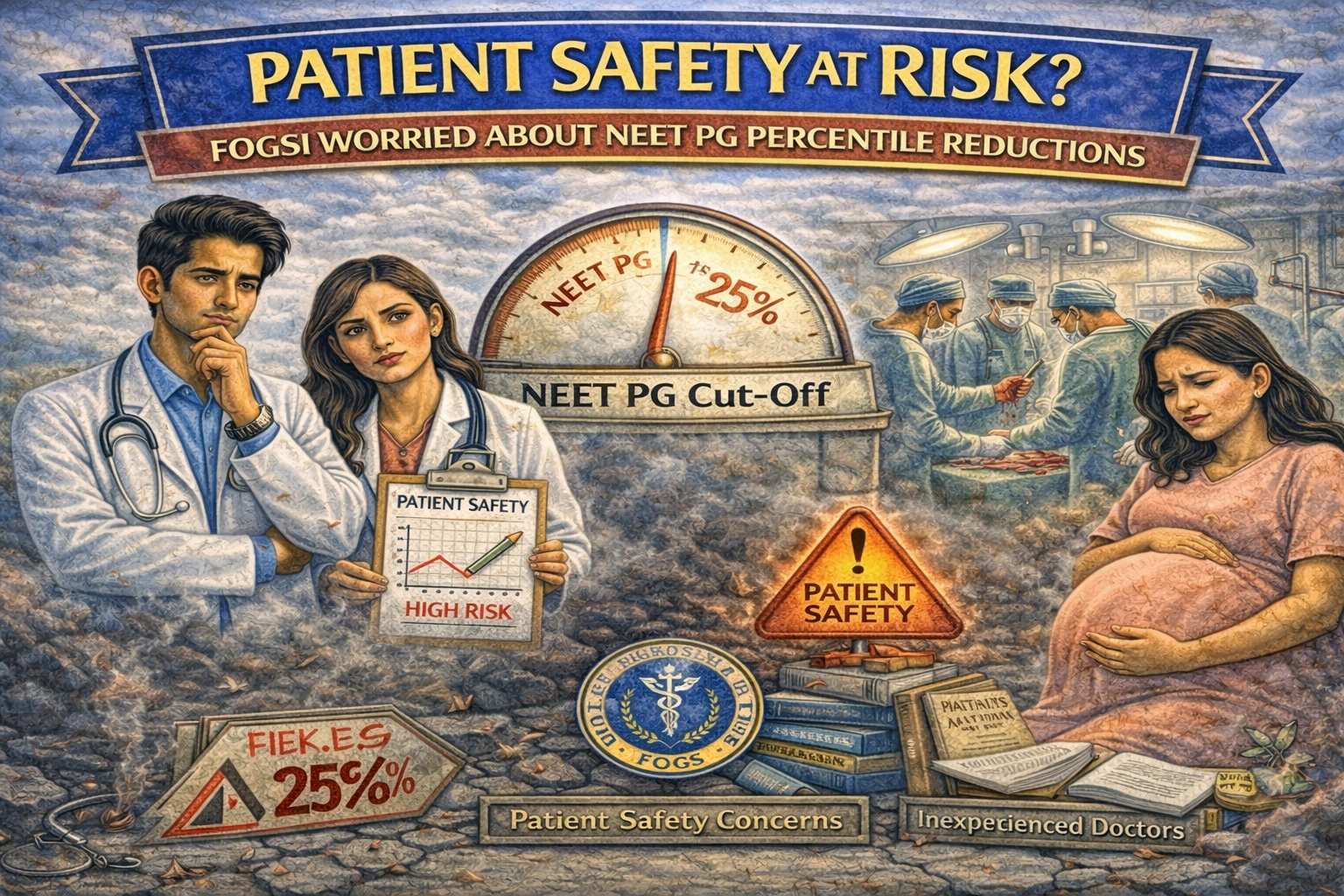 Patient Safety at Risk? FOGSI Worried About NEET PG Percentile Reductions